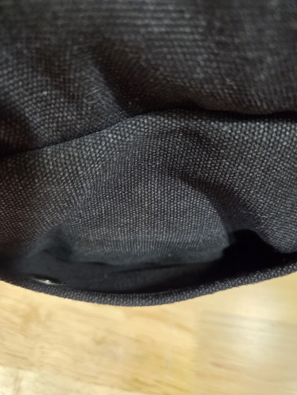 RuYiHuang Black Canvas Crossbody Messenger Bag